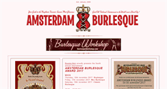 Desktop Screenshot of amsterdamburlesque.com